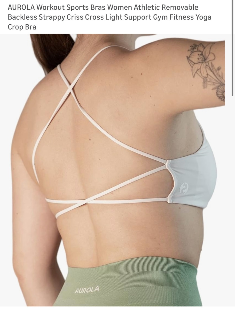 Aurola Earth Strappy Sports Bra